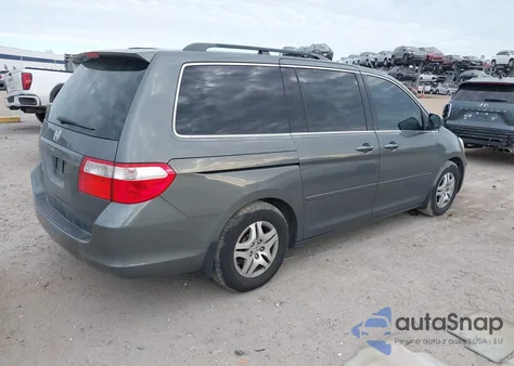 2007 Honda Odyssey Ex z USA, uszkodzony, nr VIN 5FNRL38427B132079
